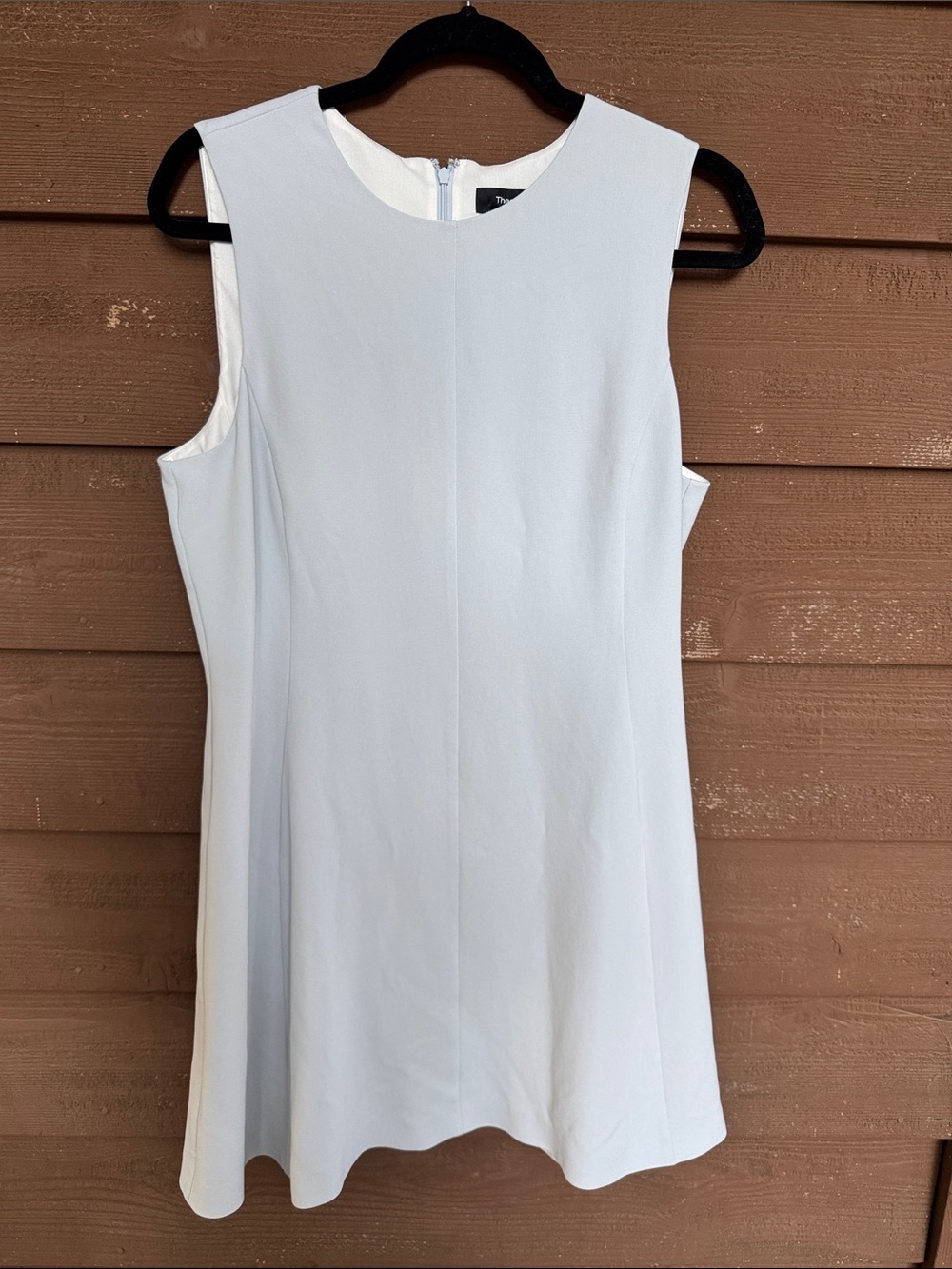 Theory Sleeveless A-line Dress in Pale Blue size 10